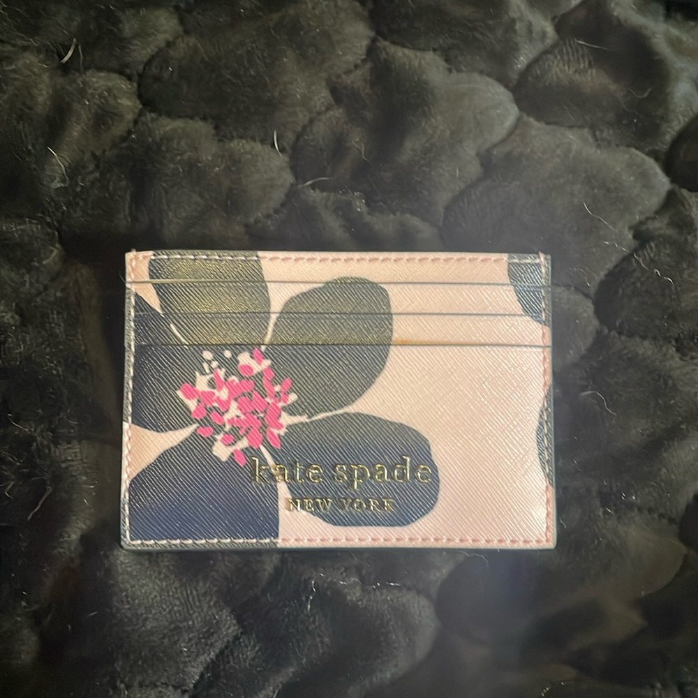 Kate spade saffiano leather card holder